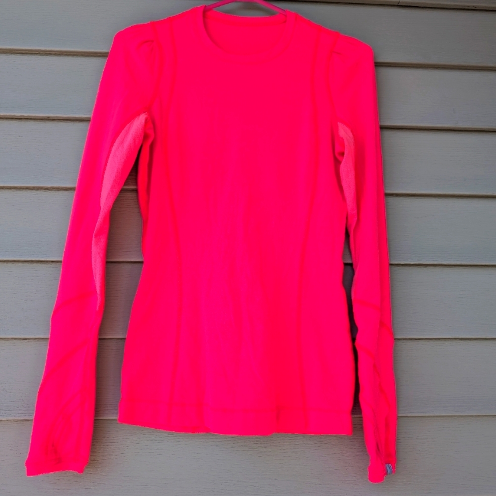 Women's Vibrant Pink Long Sleeve Lululemon